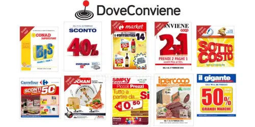 Con Doveconviene volantini e cataloghi di offerte di tutta italia in digitale